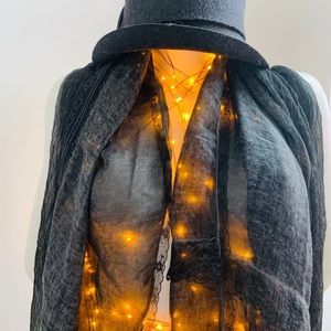 Black Lace Scarf